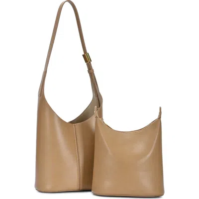 Antik Kraft Hobo Bag With Pouch In Brown