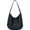 Antik Kraft Slouch Shoulder Bag With Removable Pouch In Black