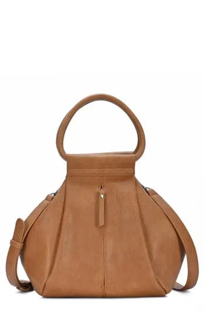 Antik Kraft Slouchy Top Handle Bag In Brown