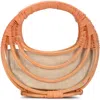 Antik Kraft Wicker Circle Handbag