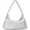 Antik Kraft Woven Hobo Bag In Bone