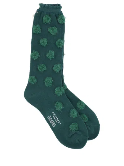 Antipast 针织绿色袜子 In Green