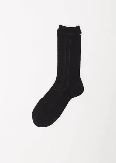 Antipast Baller Lace Knitted Socks In Black
