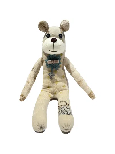 Antipast Bear-shape Knitted Doll In Neutral