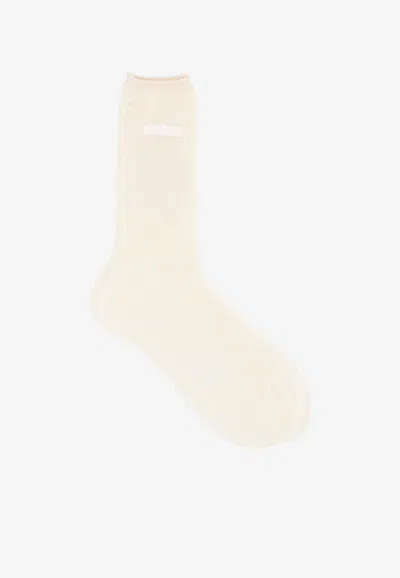 ANTIPAST BOW-EMBELLISHED SOCKS