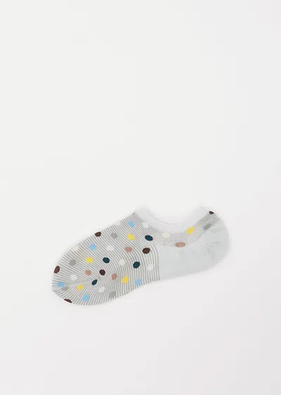 Antipast Candy Dots Knitted Socks In Light Grey