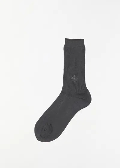 Antipast Embroidery Socks In Orange