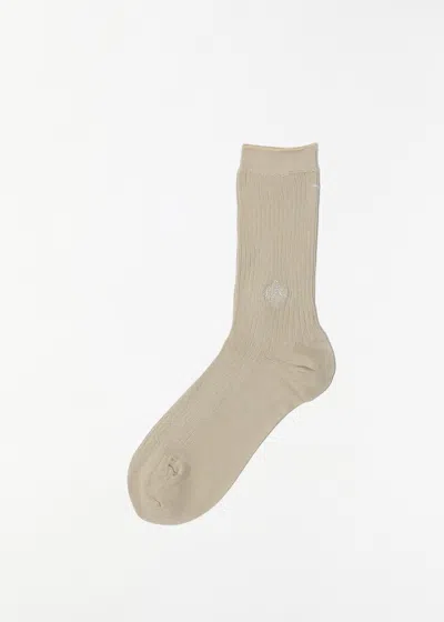 Antipast Embroidery Socks In Purple