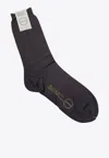 Antipast Essential Crew Socks In Purple