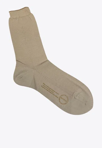 Antipast Essential Crew Socks In Neutral