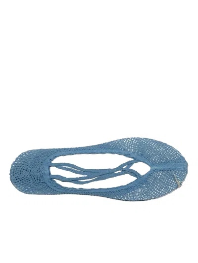 Antipast Fishnet Short Socks In Blue
