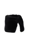 Antipast Fur Muffler Black In Black