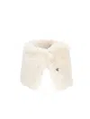 Antipast Fur Muffler Ivory In Multicolor