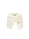 Antipast Fur Muffler Ivory In Multicolor