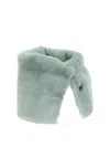 Antipast Fur Muffler Mint In Light Green