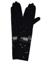 ANTIPAST ANTIPAST GLOVES KNITTED BLACK NAVY