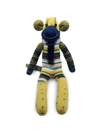 Antipast Kids' Knitted Doll In Yellow