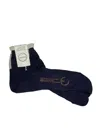 Antipast Lurex And Cotton Tabi Socks In Navy Blue