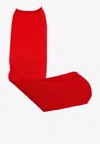 Antipast Lurex Long Socks In Red