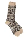 Antipast Patterned Socks In Neutral