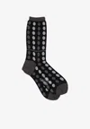 Antipast Polka-dot Pattern Socks In Black