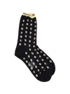 Antipast Polka Dot-pattern Socks In Black