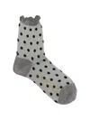 Antipast Polka Dot-pattern Socks In Gray