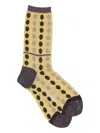 Antipast Polka-dot Pattern Socks In Yellow