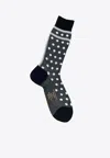 Antipast Polka Dots Knitted Socks In Gray