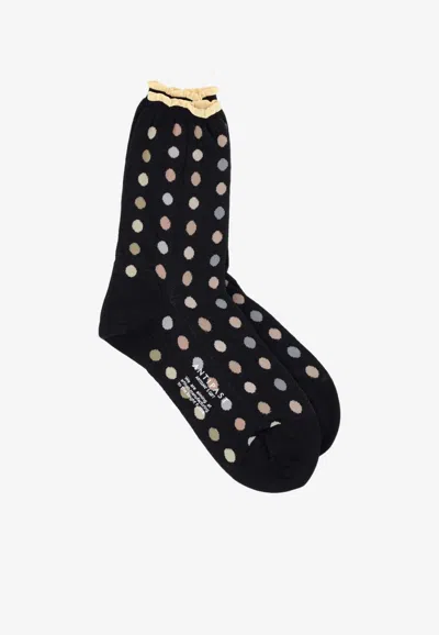 Antipast Polka-dots Socks In Black