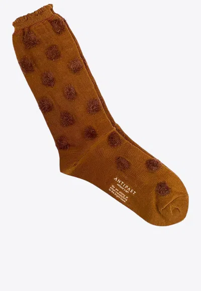 ANTIPAST POM POM KNITTED SOCKS