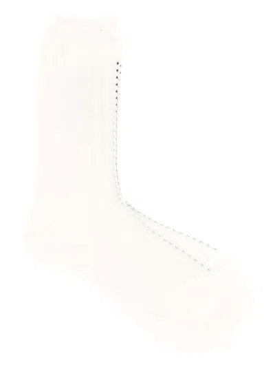 Antipast Ribbed Socks In White