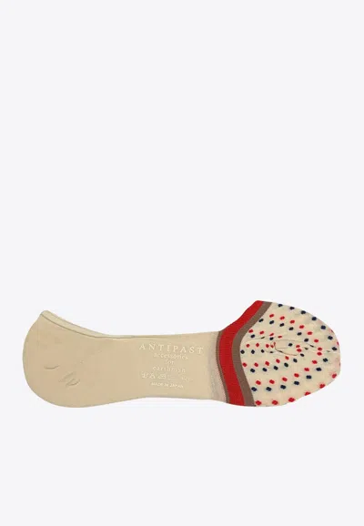Antipast Short Pois Low-cut Socks In Neutral