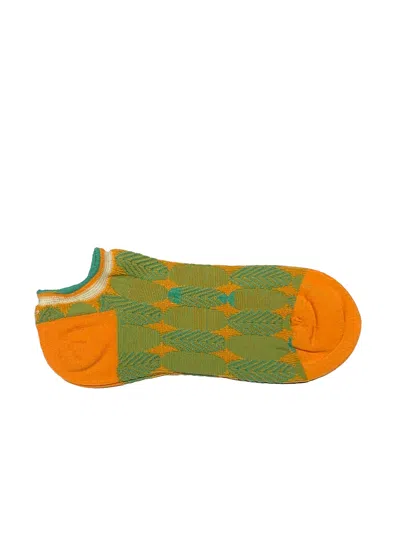 Antipast Short Tropical Socks In Green