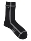 Antipast Stripe-detail Socks In Black