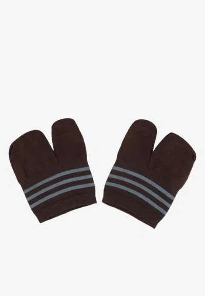 Antipast Tabi Half Socks In Brown