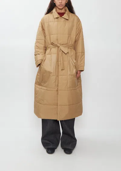 Antipast Technical Padded Coat In Brown