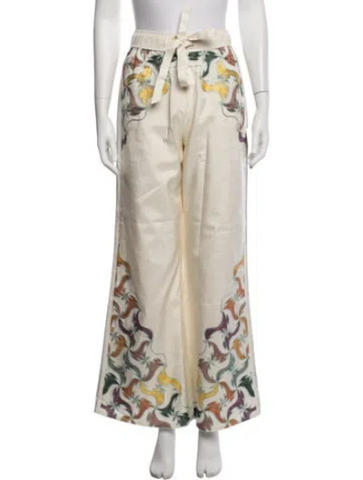 Pre-owned Antipodean Linen Wide Leg Pants W/ Tags In Neutrals