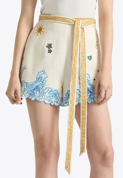 Antipodean Pipeline Mini Shorts In White