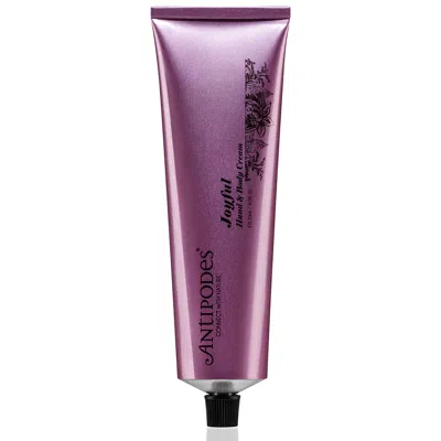 Antipodes Joyful Hand And Body Cream And Moisturiser 120ml In White