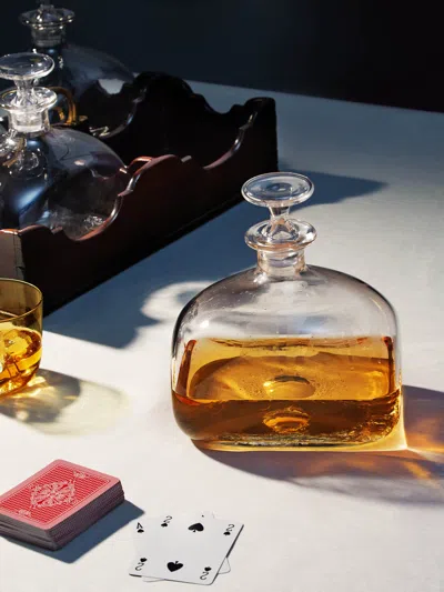 Antique And Vintage 1830s Georgian Glass Decanters (set Of 3)  Abask Gift Set In Orange