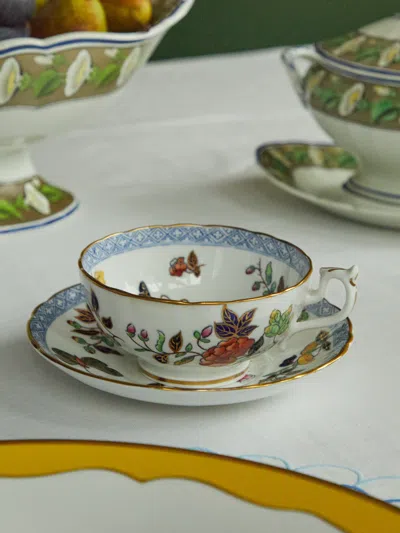 Antique And Vintage 1850's Minton Cup And Saucer (set Of 22)