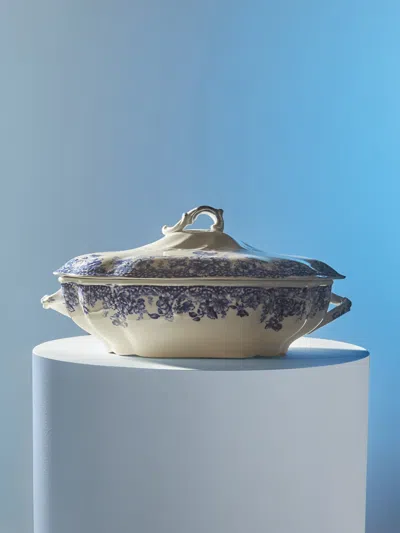 Antique And Vintage 1900s Ceramic Tureen In Multi