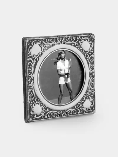 Antique And Vintage 1903 British Chester Sterling Silver Photo Frame (3")
