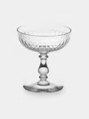 Antique And Vintage 1920s Baccarat Crystal Champagne Coupes (set Of 13) In Transparent