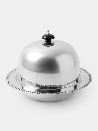 Antique And Vintage 1920s Silver-plated Lidded Dish