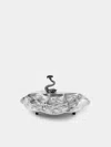 Antique And Vintage 1920s Solid Silver Shell Dish In Silver