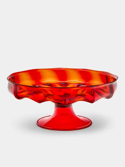 Antique And Vintage 1920s Vittorio Zecchin Murano Glass Serving Bowl