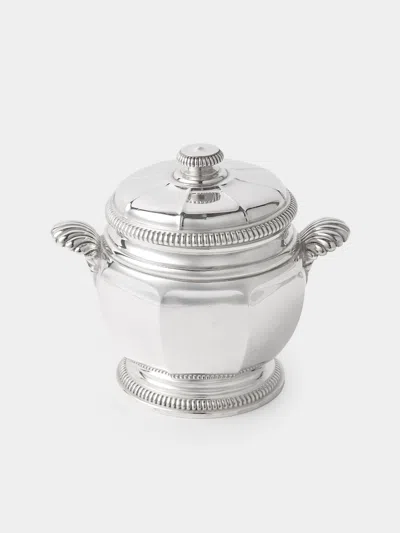 Antique And Vintage 1930s Silver-plated Sugar Bowl
