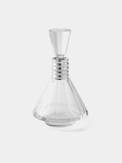 Antique And Vintage 1933 Art Deco Milanese Miracoli Crystal Decanter In Transparent